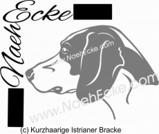 Aufkleber Kurzhaarige Istrianer Bracke