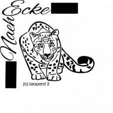 Aufkleber Leopard 3 