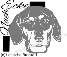 Aufkleber Lettische Bracke 