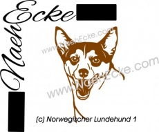 Sticker Decal Norwegian Lundedog 1 