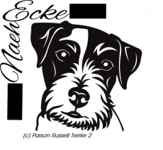 Sticker Parson Russell Terrier 2 