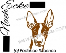 Aufkleber Podenco Ibicenco 1 