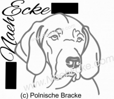 Aufkleber Polnische Bracke 