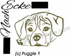 Aufkleber Puggle 1 