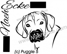 Aufkleber Puggle 5 