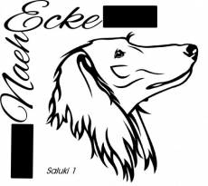 Aufkleber Saluki 1 