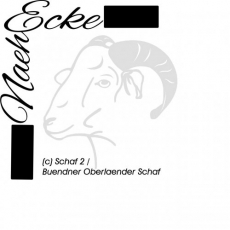 Aufkleber Bündner Oberländer Schaf 