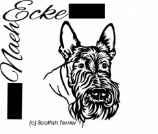 Aufkleber Scottish Terrier Nr. 1 