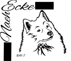 Aufkleber Spitz 2 