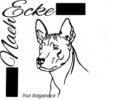 Aufkleber Thai Ridgeback 1 