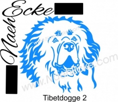 Aufkleber Do Khyi / Tibetdogge 2 