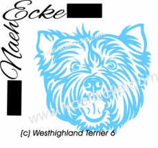 Aufkleber West Highland Terrier 6 