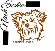 Aufkleber Yorkshire Terrier 1 