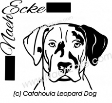 Aufkleber Catahoula Leopard Dog