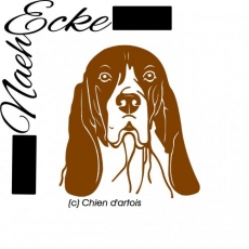 Aufkleber Chien d Artois 