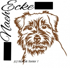 Aufkleber Norfolk Terrier Nr. 1 