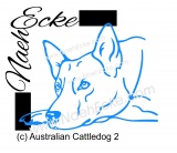 Aufkleber Australian Cattledog 2