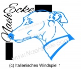 Aufkleber Italienisches Windspiel 1