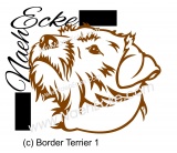 Sticker Border Terrier 1 
