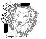 Aufkleber Alpenhütehund 1