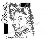 Aufkleber Alpenhütehund 2