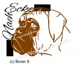 Aufkleber Boxer 08
