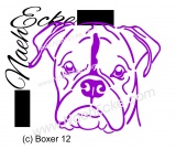 Aufkleber Boxer 12
