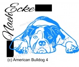 Aufkleber Amerikanische Bulldogge Nr. 4