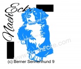 Aufkleber Berner Sennenhund 9