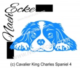 Aufkleber Cavalier King Charles Spaniel 4