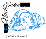 Aufkleber Cocker Spaniel 7