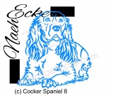 Aufkleber Cocker Spaniel 8