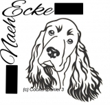 Aufkleber Cocker Spaniel 8