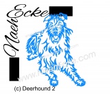 Aufkleber Deerhound 2