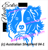 Aufkleber Australian Shepherd Nr. 04-1
