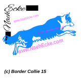 Aufkleber Border Collie 15