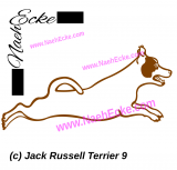 Aufkleber Jack Russell Terrier 9