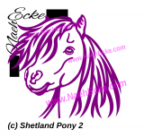 Aufkleber Shetland Pony 2