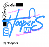 Aufkleber Hoopers