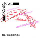 Sticker Paragliding 1