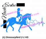 Sticker Dressagehorse 2-1 with Heartbeat