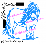 Aufkleber Shetland Pony 6