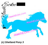 Aufkleber Shetland Pony 3