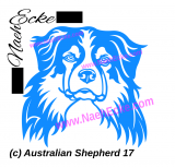Aufkleber Australian Shepherd Nr. 17