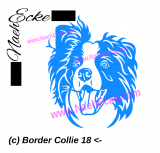 Aufkleber Border Collie 18