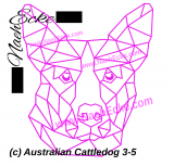 Aufkleber Australian Cattledog 3-5