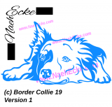 Aufkleber Border Collie 19