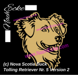 Aufkleber Nova Scotia Duck Tolling Retriever Nr. 5