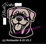 Aufkleber Rottweiler 08-15