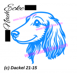 Aufkleber Dackel 21-15